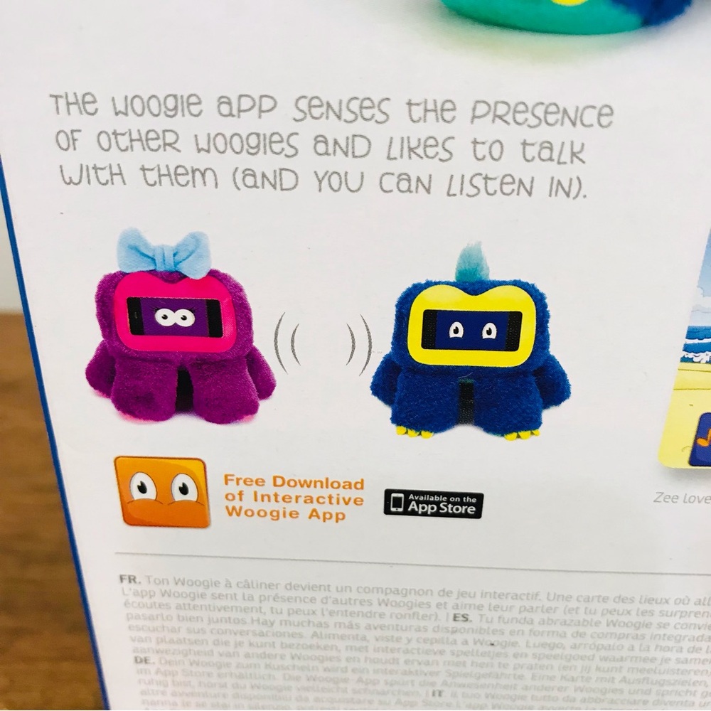 Woogie Plush Toy For iPhone And iPod Touch- Blue Zee - Picture 7 of 16